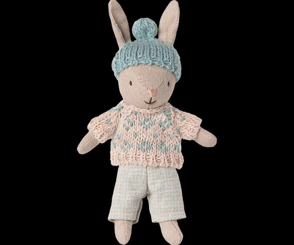 Maileg Maileg|Toys|Winter Rabbit, Micro - Sand - Mint