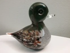 Langham Glass|Mallard Duck Glass Figurine