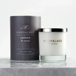 Marmalade of London Home Fragrance|Cashmere & Cocoa Glass Candle