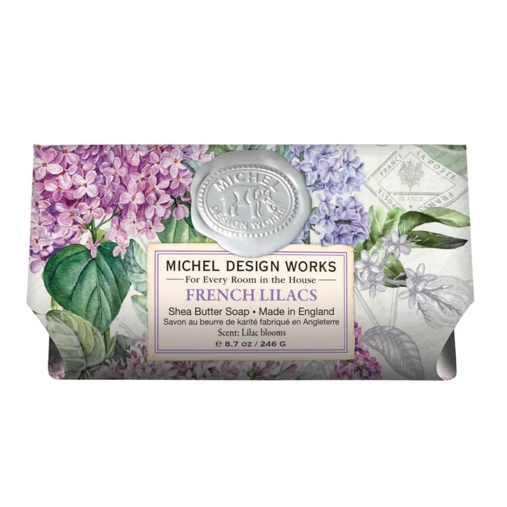 Michel Design Works Bar Soaps|French Lilacs Large Bath Bar Soap