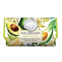 Michel Design Works Bar Soaps|Fresh Avocado Large Bath Bar Soap