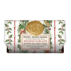Michel Design Works Bar Soaps|Holiday Garland Large Bath Bar Soap
