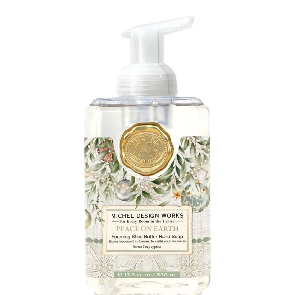 Michel Design Works Liquid Hand Soap|Peace on Earth Foaming Hand Soap