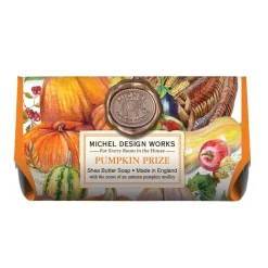 Michel Design Works Bath Accessories|Bar Soaps|Pumpkin Prize Large Bath Bar Soap