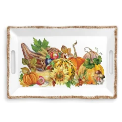 Michel Design Works Trays|Tea Trays|Pumpkin Prize Melamine Large Tray