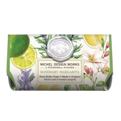 Michel Design Works Bar Soaps|Rosemary Margarita Large Bath Bar Soap