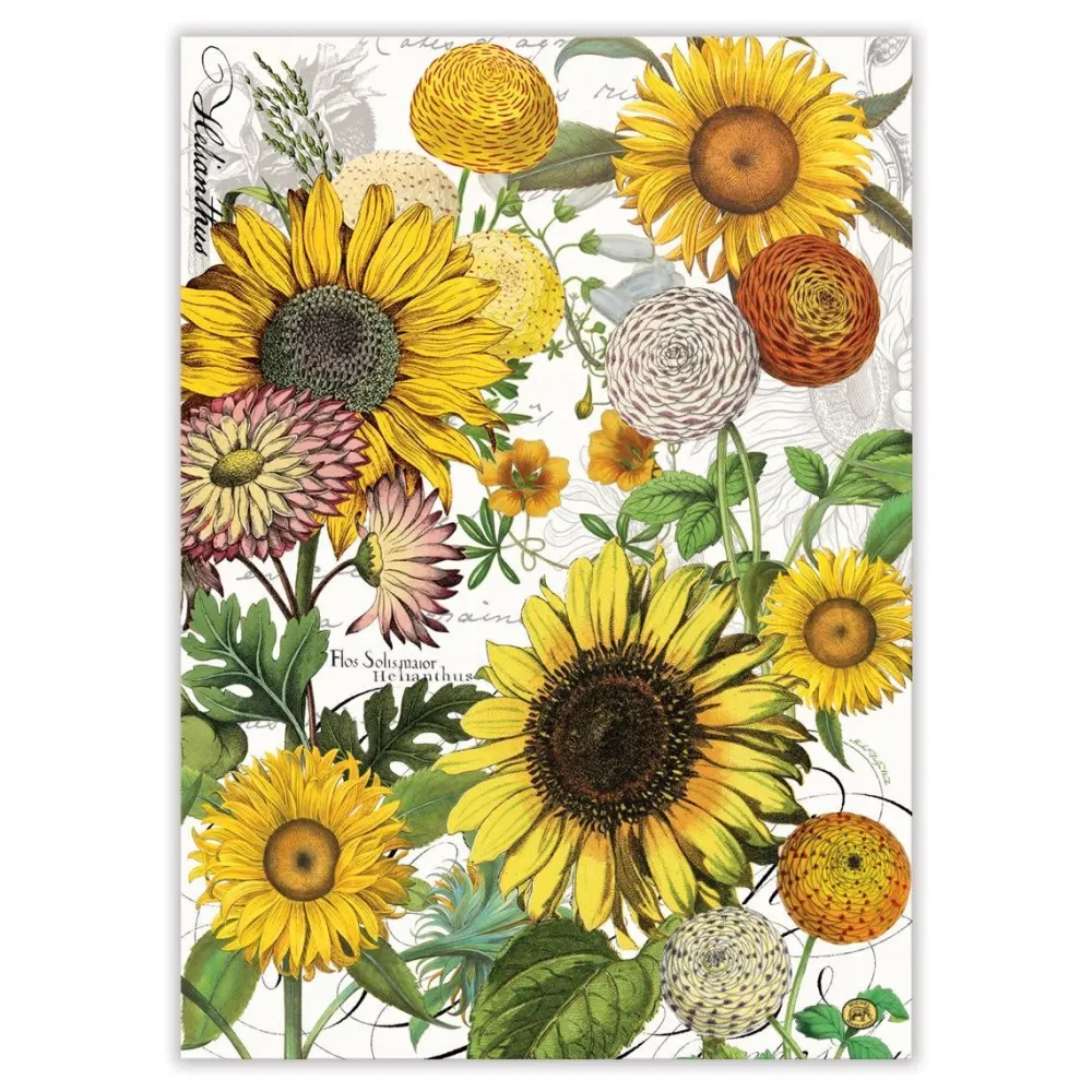 Michel Design Works Tea Towels|Sunflower Kitchen Towel