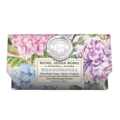 Michel Design Works Bar Soaps|Wild Hydrangea Large Bath Bar Soap