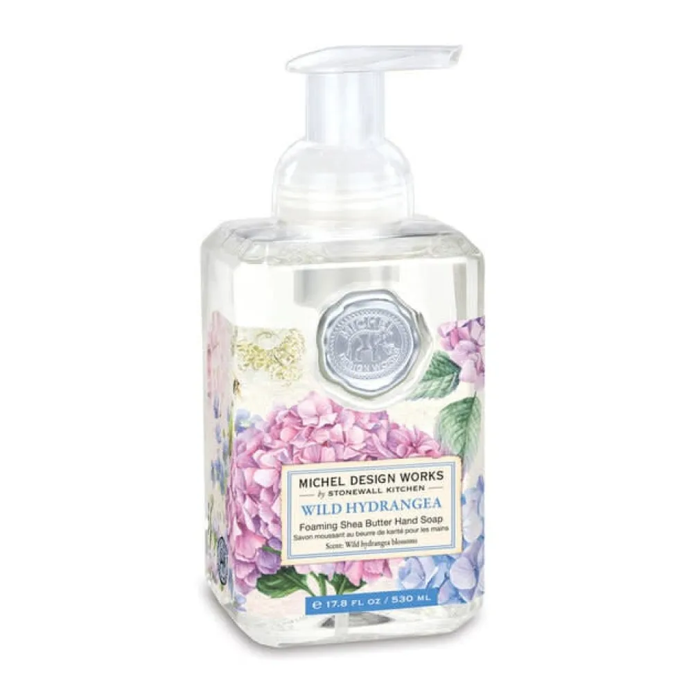 Michel Design Works Liquid Hand Soap|Wild Hydrangea Foaming Hand Soap