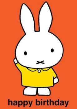 Greeting Cards|Miffy Red Birthday Card
