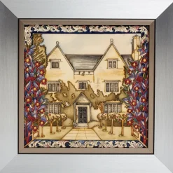 Moorcroft Pottery Moorcroft Pottery|Moorcroft Kelmscott Manor Plaque PLQ8 (LE30)