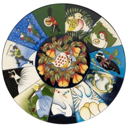 Moorcroft Pottery Moorcroft Pottery|Twelve Days of Christmas 785/10 Plate