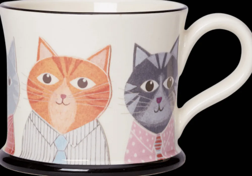 Assorted Mugs|Moorland Pottery Kitten Club Mug