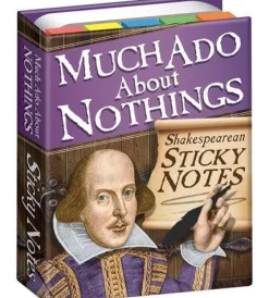 Cultural Icons|Journals & Other Stationery|Much Ado About Nothings Shakespearean Sticky Notes