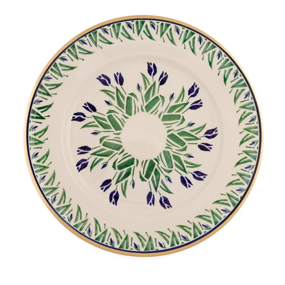 Nicholas Mosse Serving Plates|Blue Blooms Serving Plate