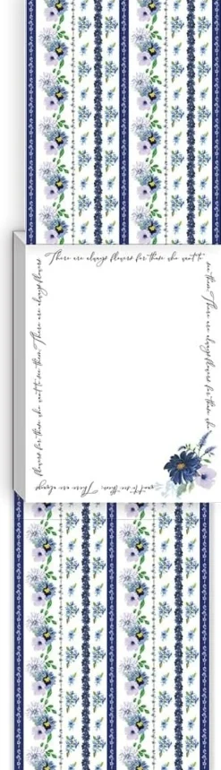 Journals & Other Stationery|Notable Florals Blue Dahlia Pocket Notepad