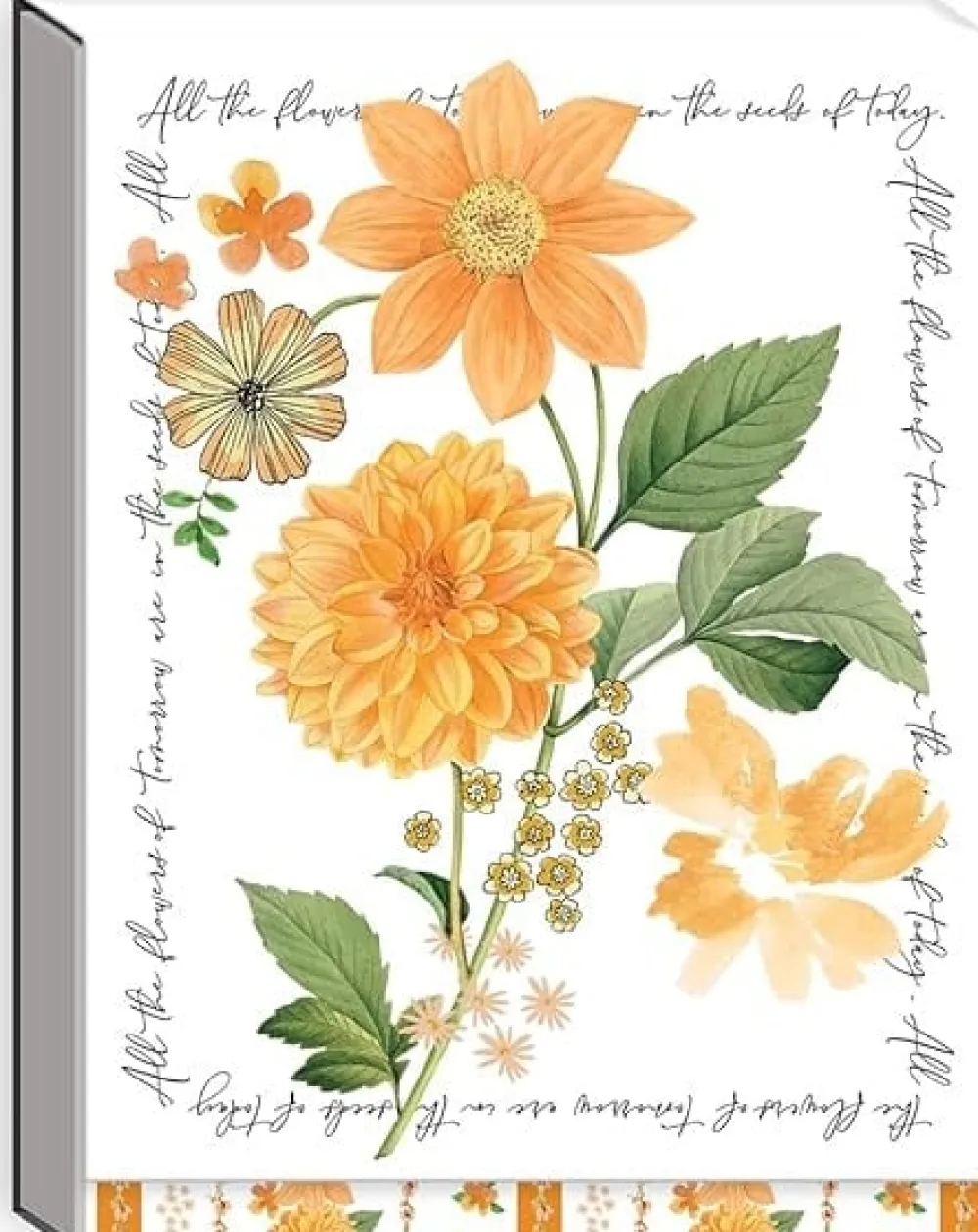 Journals & Other Stationery|Notable Florals Marigold Pocket Notepad