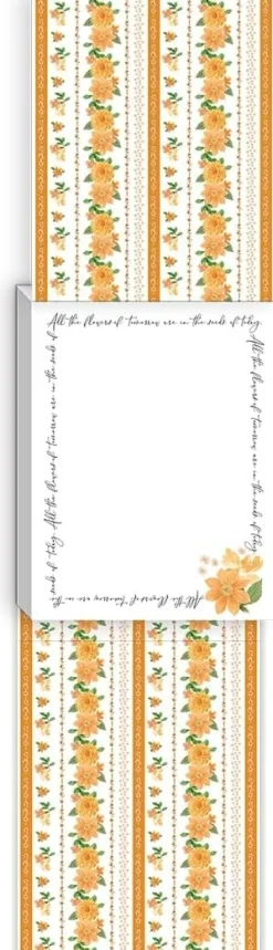 Journals & Other Stationery|Notable Florals Marigold Pocket Notepad