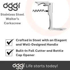 Bar Accessories & Decanters|Oggi Waiter's Corkscrew