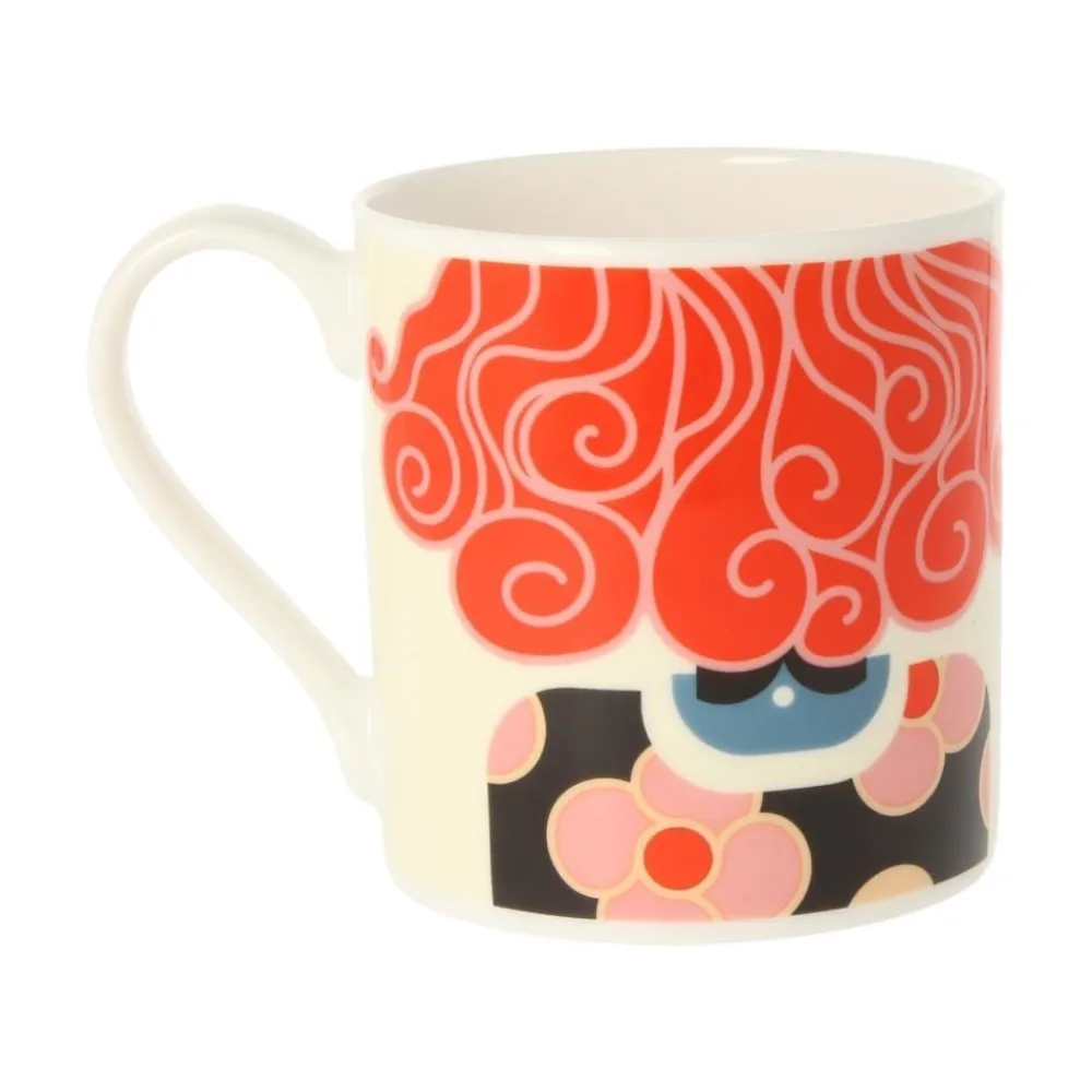 Assorted Mugs|Orla Kiely Dee Dee Red Mug