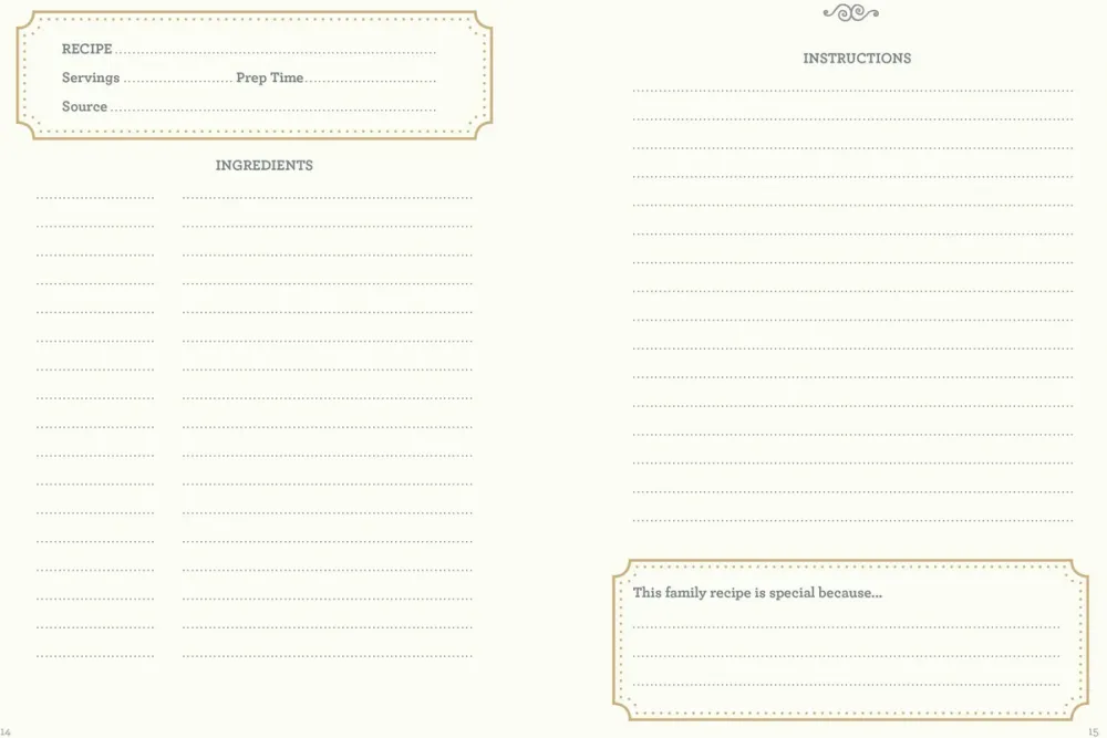 Journals & Other Stationery|Our Family Recipes Journal