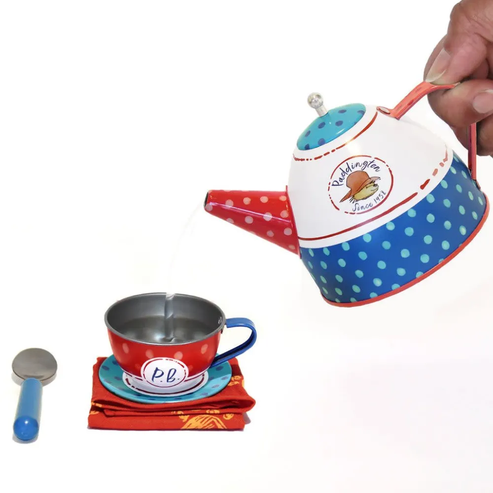 Paddington Bear|Children's Tea Sets|Paddington Red Tin Tea Set