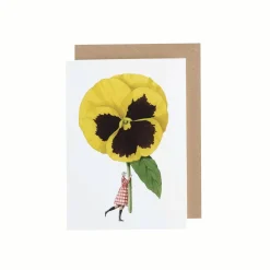 Greeting Cards|Pansy Greeting Card
