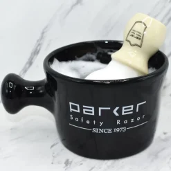 Blades & Shave Accessories|Parker Apothecary Black Shave Mug