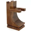 Blades & Shave Accessories|Parker Mission Style Razor & Shaving Brush Wood Stand