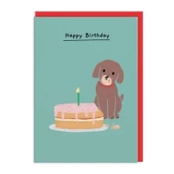 Greeting Cards|Pat the Pooch Cake Happy Birthday Card