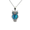 Necklaces & Pendants|Paua Shell Ornate Owl Pendant Necklace