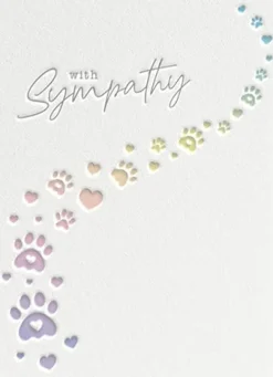 Greeting Cards|Paws Pet Sympathy Card