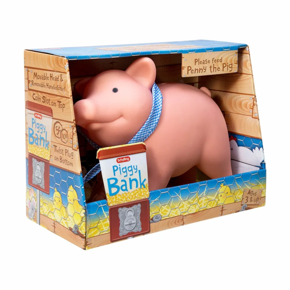 Toys|Penny the Pig Rubber Piggy Bank
