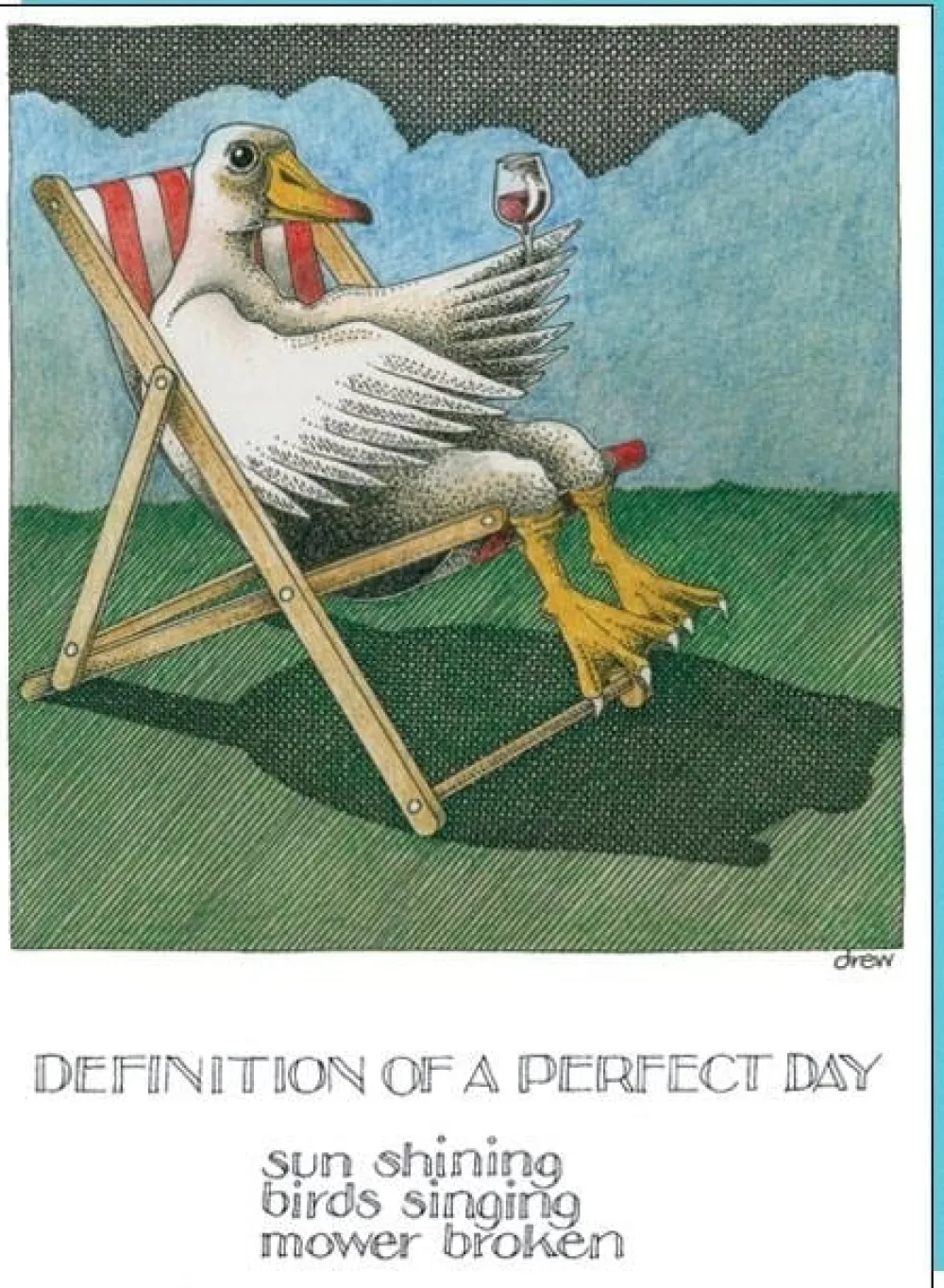Greeting Cards|Perfect Day Duck Greeting Card