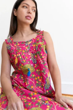 Robes, Nightgowns & Dresses|Pink Fearless Peacock Nighty Nite