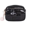 Pom Pom London Pom Pom London|Black Patent Croc Original Bag