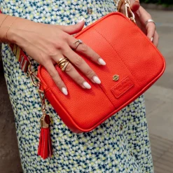 Pom Pom London Pom Pom London|Central Line Red London City Bag