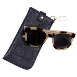 Pom Pom London Sunglasses & Cases|Pom Pom London|Grosvenor Glasses Case Navy
