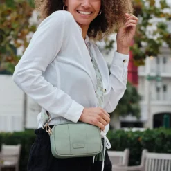 Pom Pom London Pom Pom London|Mint Green City MINI Bag