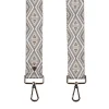 Pom Pom London Pom Pom London|Oatmeal & Grey Mosaic Strap
