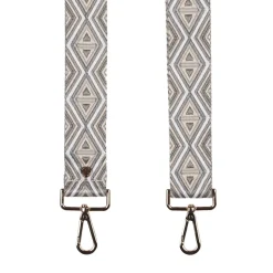 Pom Pom London Pom Pom London|Oatmeal & Grey Mosaic Strap