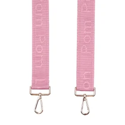 Pom Pom London Pom Pom London|Pink Logo Strap