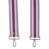 Pom Pom London Pom Pom London|Purple Woven Stripe Strap