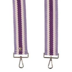 Pom Pom London Pom Pom London|Purple Woven Stripe Strap