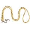 Pom Pom London Pom Pom London|Sherbet Lemon Weave Gold Chain Strap