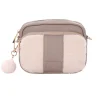 Pom Pom London Pom Pom London|Stone Leather & Faux Fleece Original Bag