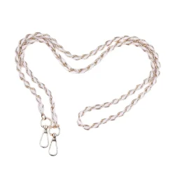 Pom Pom London Pom Pom London|Stone Weave Gold Chain Strap
