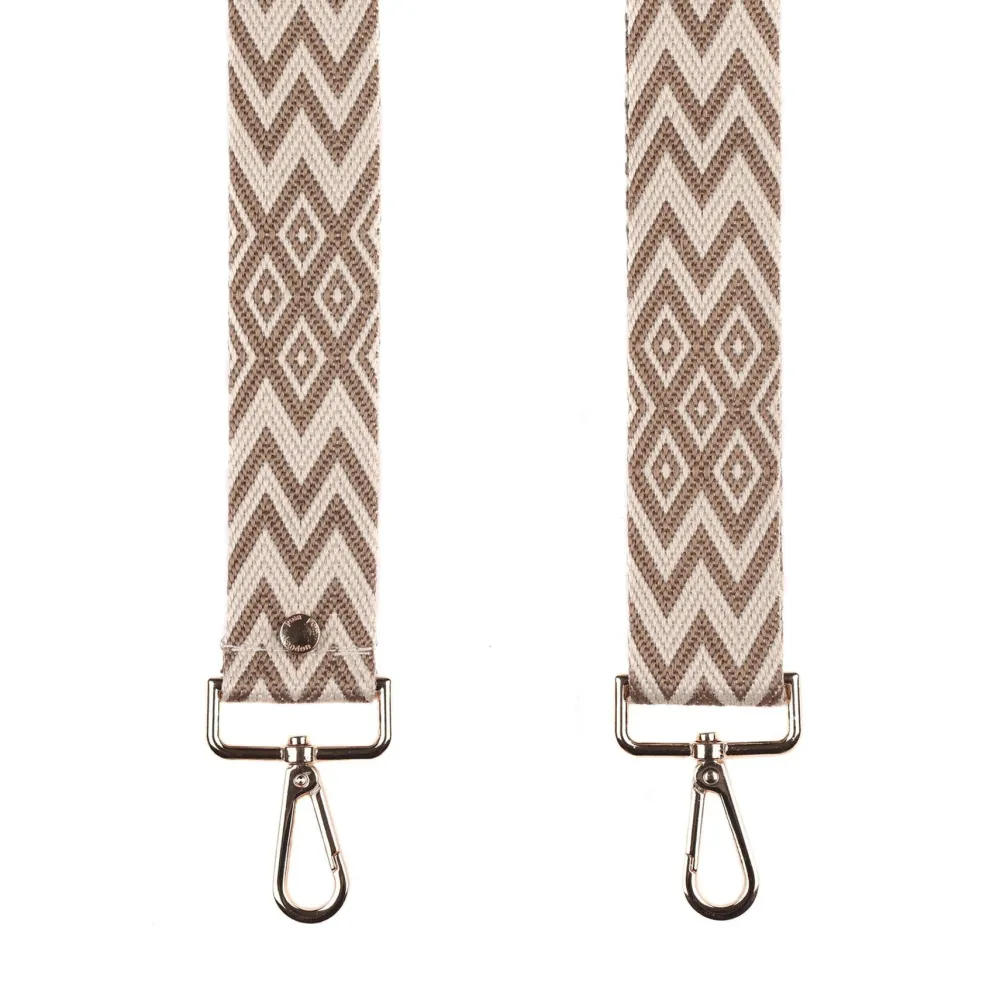 Pom Pom London Pom Pom London|Stone Zig Zag Strap