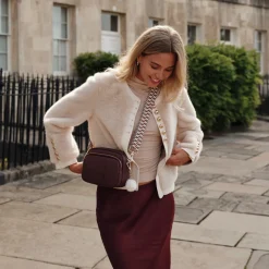 Pom Pom London Pom Pom London|Strap Burgundy Twill