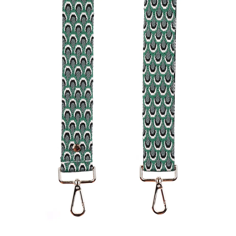 Pom Pom London Pom Pom London|Strap Green Peacock